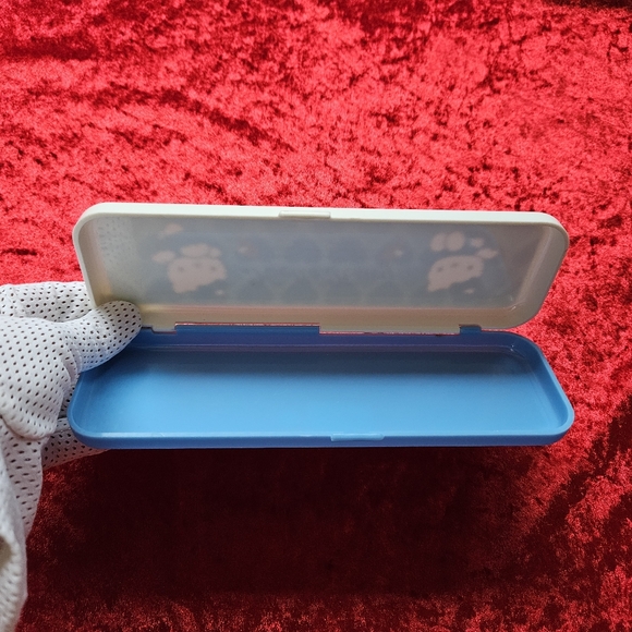 Box Case Pencil Pen Hello Kitty Sanrio 1998 Blue - Picture 8 of 12